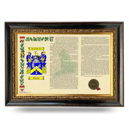 Hattons Armorial Landscape Framed - Heirloom