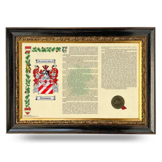 Havemann Armorial Landscape Framed - Heirloom