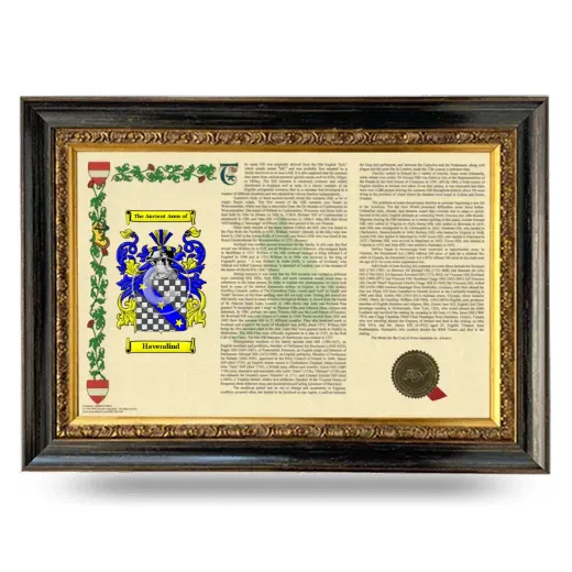 Havendind Armorial Landscape Framed - Heirloom