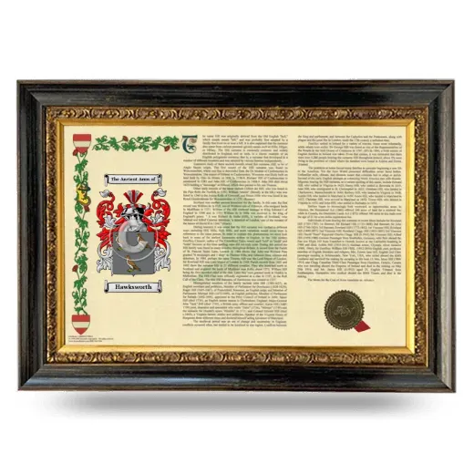 Hawksworth Armorial Landscape Framed - Heirloom