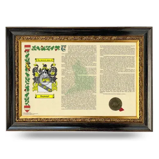 Haywoyd Armorial Landscape Framed - Heirloom