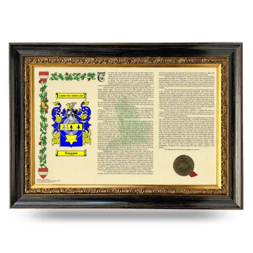 Heygate Armorial Landscape Framed - Heirloom