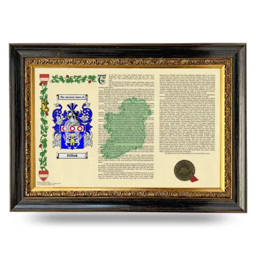Hillink Armorial Landscape Framed - Heirloom