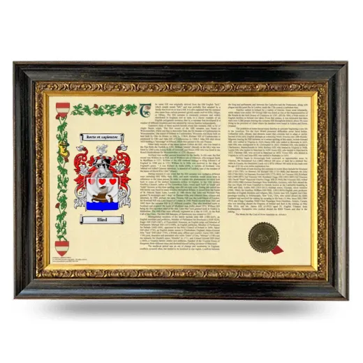 Hird Armorial Landscape Framed - Heirloom