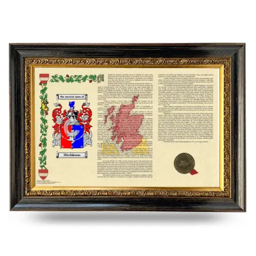 Hitchieson Armorial Landscape Framed - Heirloom