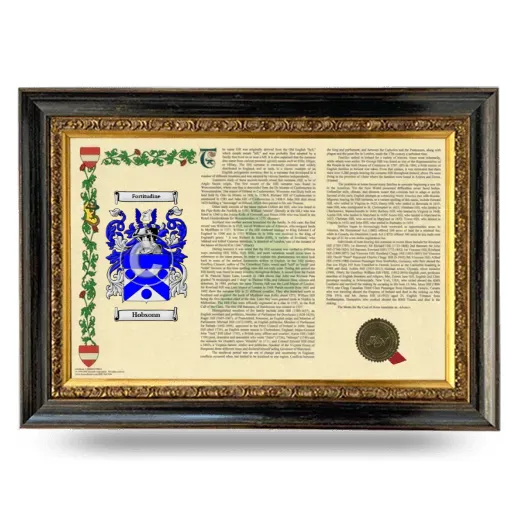 Hobsonn Armorial Landscape Framed - Heirloom