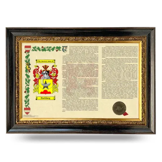 Hochberg Armorial Landscape Framed - Heirloom