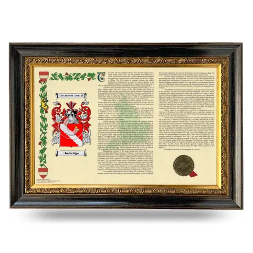 Hockridge Armorial Landscape Framed - Heirloom