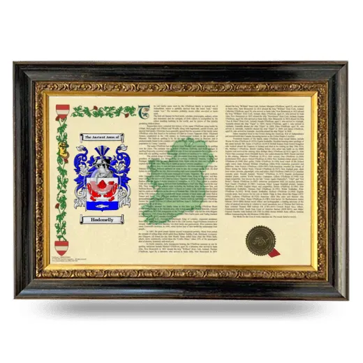 Hodonelly Armorial Landscape Framed - Heirloom