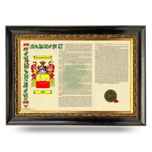 Holl Armorial Landscape Framed - Heirloom