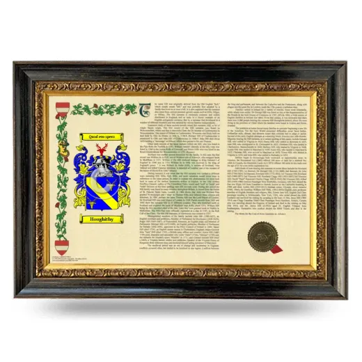 Houghithy Armorial Landscape Framed - Heirloom