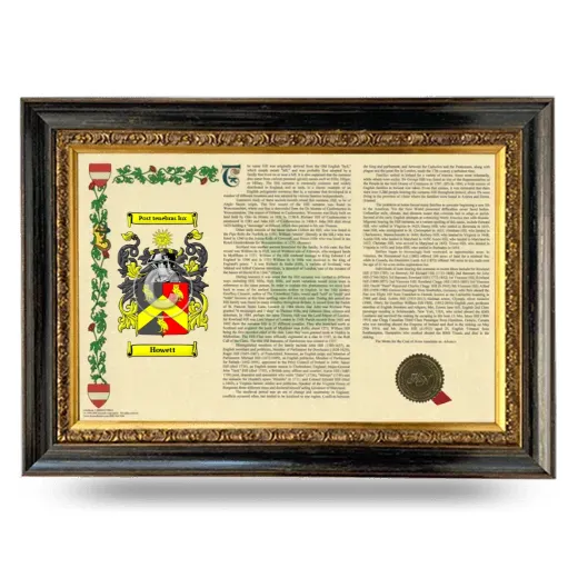 Howett Armorial Landscape Framed - Heirloom