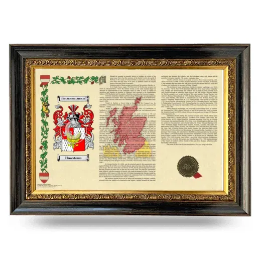 Howstoun Armorial Landscape Framed - Heirloom