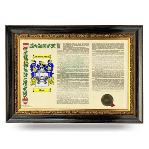 Hoyle Armorial Landscape Framed - Heirloom