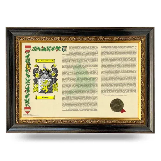 Hozier Armorial Landscape Framed - Heirloom