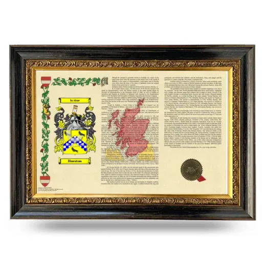 Hueston Armorial Landscape Framed - Heirloom