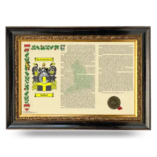 Huffard Armorial Landscape Framed - Heirloom