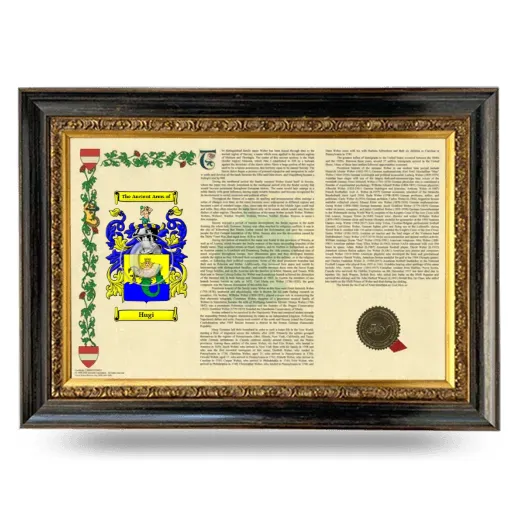 Hugi Armorial Landscape Framed - Heirloom