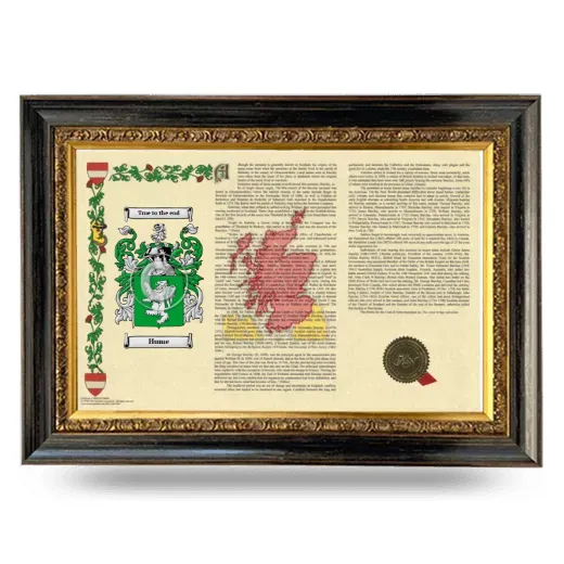 Hume Armorial Landscape Framed - Heirloom