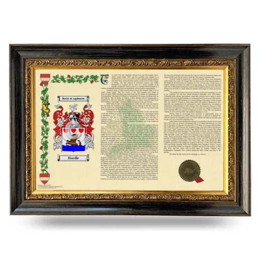 Hurdle Armorial Landscape Framed - Heirloom