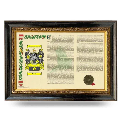Hurtt Armorial Landscape Framed - Heirloom