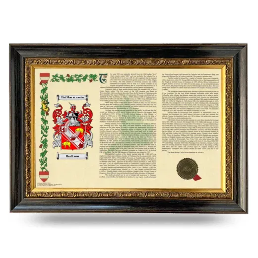 Ibottson Armorial Landscape Framed - Heirloom