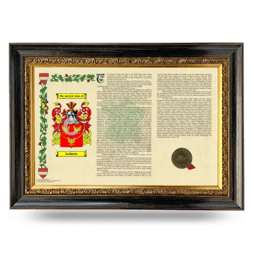 Imberts Armorial Landscape Framed - Heirloom