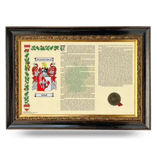 Imhof Armorial Landscape Framed - Heirloom