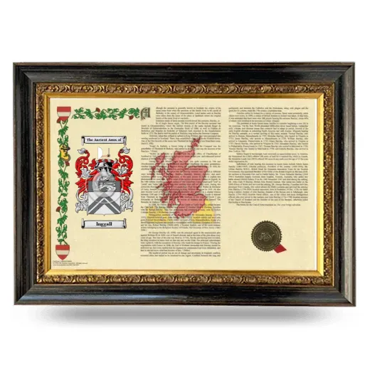 Inggall Armorial Landscape Framed - Heirloom