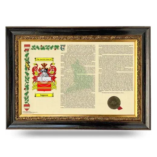Ingpane Armorial Landscape Framed - Heirloom