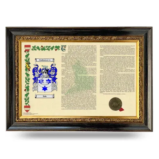 Inis Armorial Landscape Framed - Heirloom