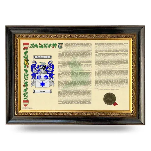 Innes Armorial Landscape Framed - Heirloom