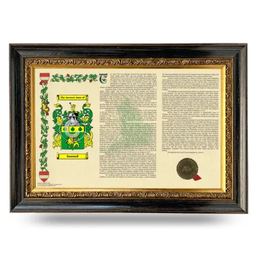 Inwood Armorial Landscape Framed - Heirloom