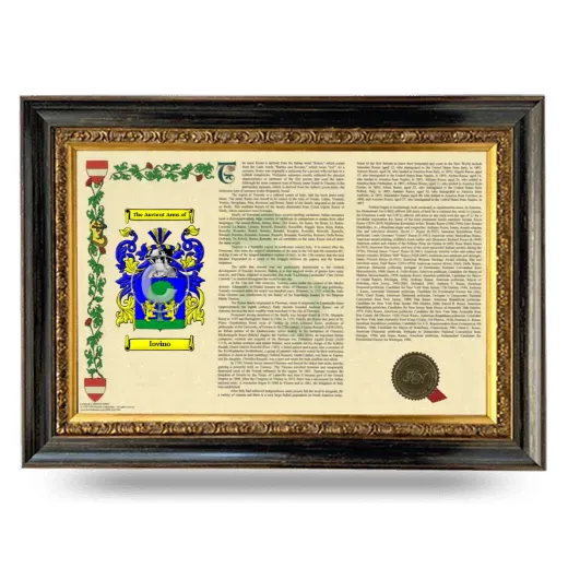 Iovino Armorial Landscape Framed - Heirloom