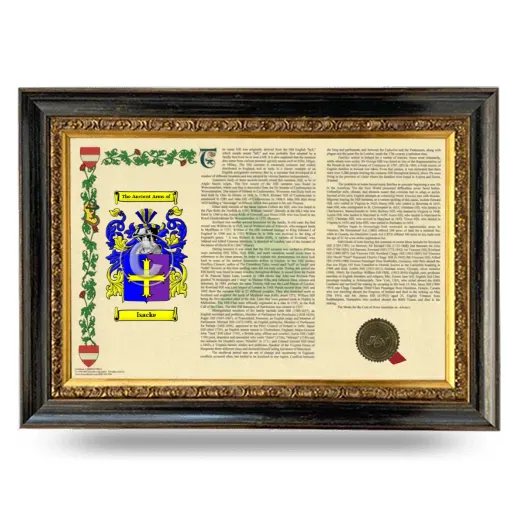 Isacke Armorial Landscape Framed - Heirloom