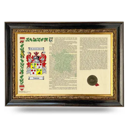 Ivarsen Armorial Landscape Framed - Heirloom