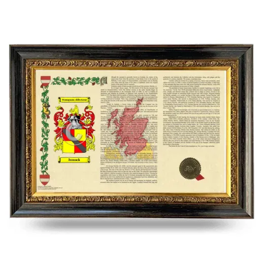 Iverock Armorial Landscape Framed - Heirloom