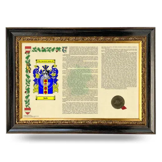 Jade Armorial Landscape Framed - Heirloom