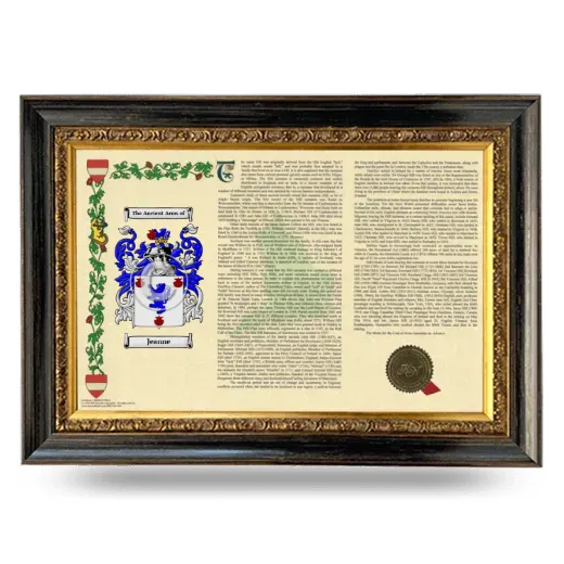Jeanne Armorial Landscape Framed - Heirloom