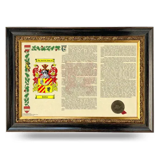 Jeetze Armorial Landscape Framed - Heirloom