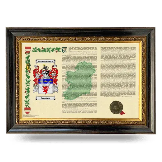 Jennings Armorial Landscape Framed - Heirloom