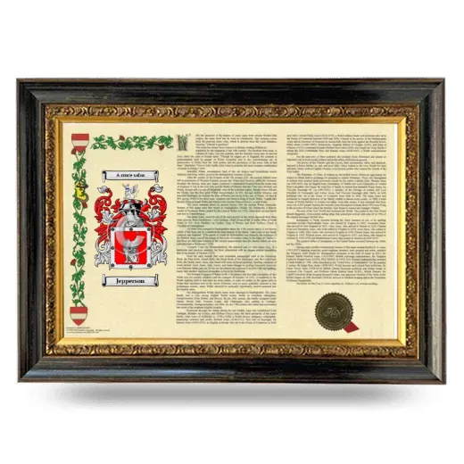 Jepperson Armorial Landscape Framed - Heirloom