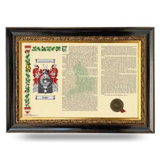 Jergen Armorial Landscape Framed - Heirloom