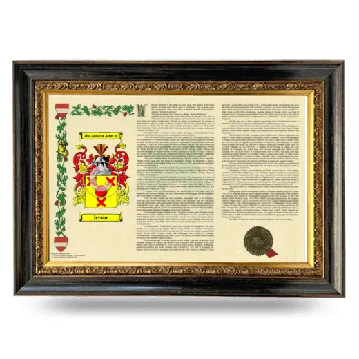 Jevane Armorial Landscape Framed - Heirloom