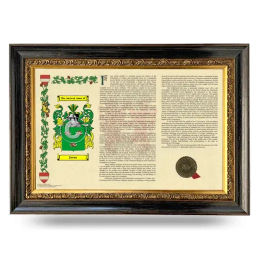 Jever Armorial Landscape Framed - Heirloom