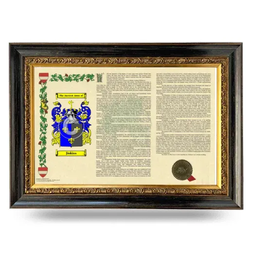 Jinkins Armorial Landscape Framed - Heirloom
