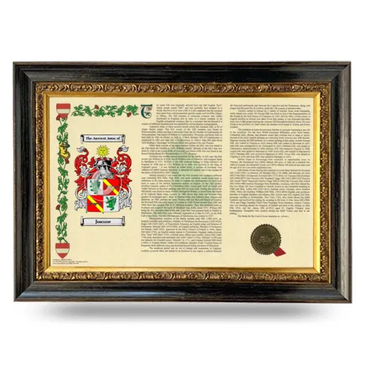Joanne Armorial Landscape Framed - Heirloom
