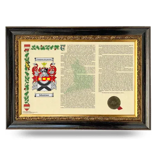 Johnstone Armorial Landscape Framed - Heirloom