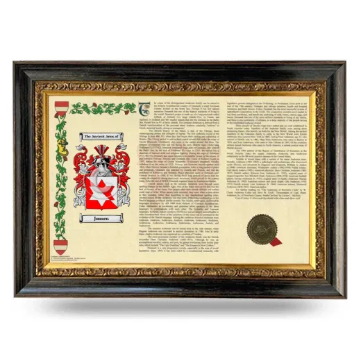 Jonsen Armorial Landscape Framed - Heirloom