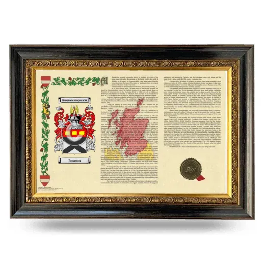 Jonsum Armorial Landscape Framed - Heirloom